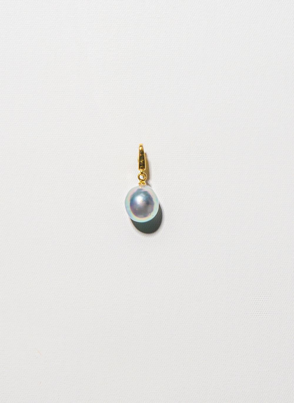 drop]K18YG アコヤブルーパール チャーム | ADDUNIoN