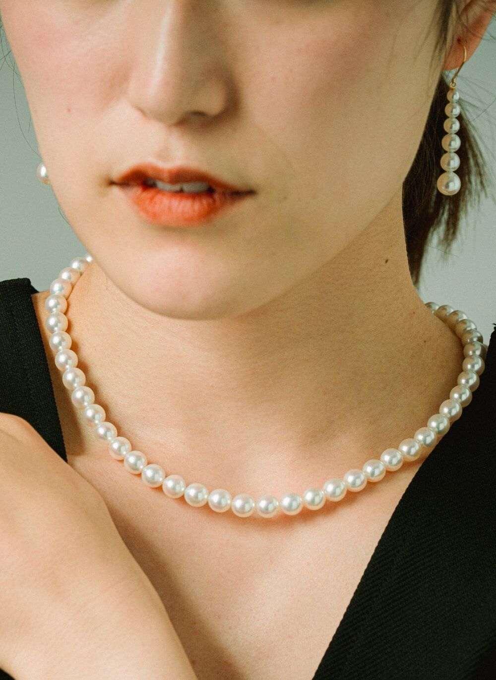 アコヤ真珠セット NE:7.0-7.5mm ER:7.5mm #002 | ADDUNIoN